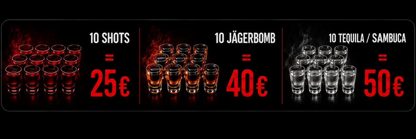 10 Shots for 25€