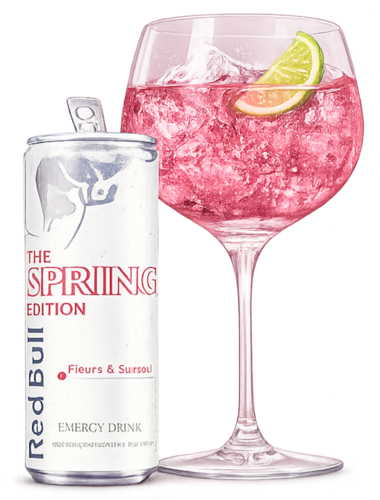 Sakura Gin Red Bull